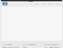 Tablet Screenshot of fibal.com.ar